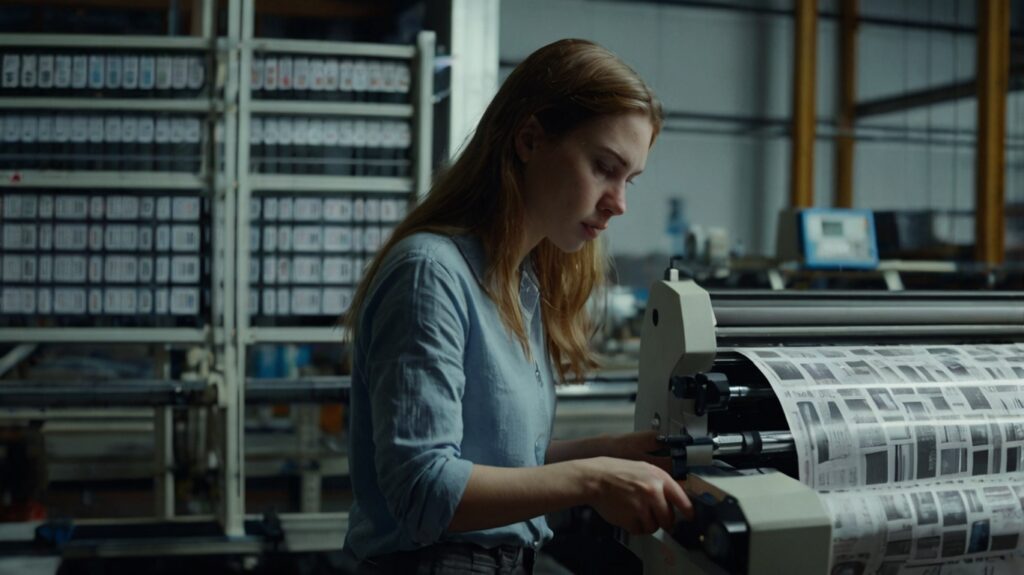 sad_woman_Printing_a_roll_of_labels